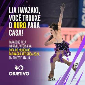 Lia Iwazaki, você trouxe o ouro para casa!
